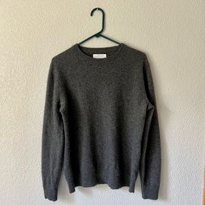 Everlane Men’s Gray Cashmere Sweater (Size L)